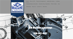 Desktop Screenshot of jcmmachineandcoatings.com