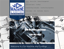 Tablet Screenshot of jcmmachineandcoatings.com